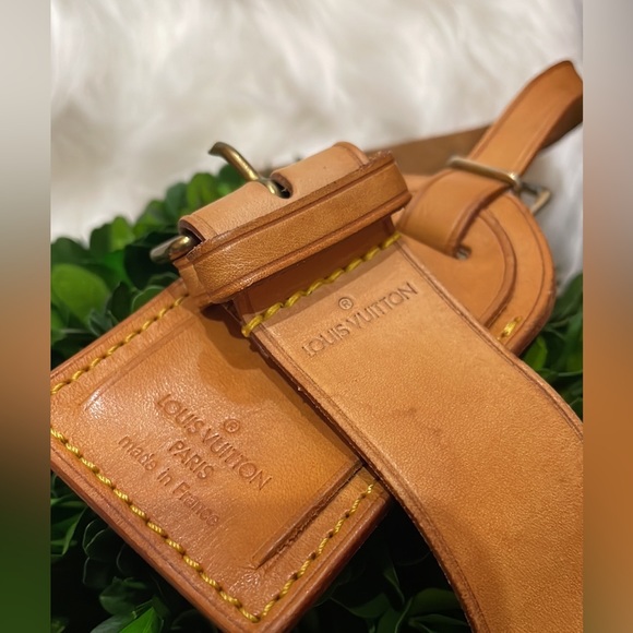 Authentic Louis Vuitton Luggage Tag and Belt - Picture 7 of 7